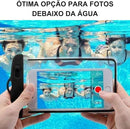 Capa impermeável para celular, capa à prova D água para celular, universal.