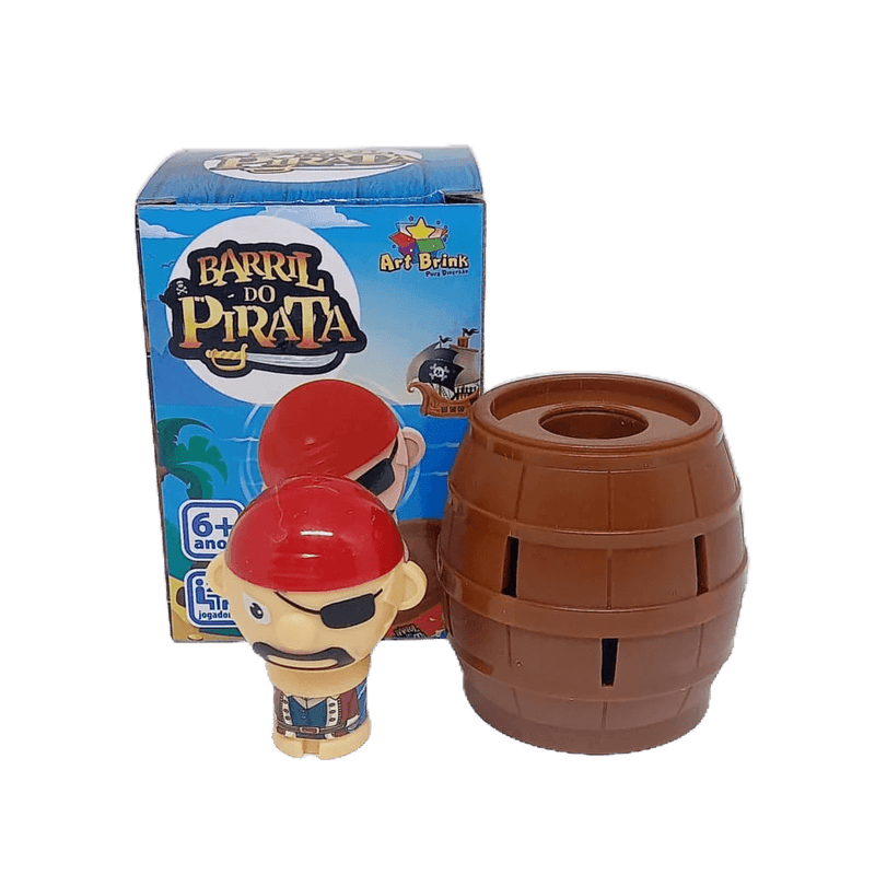 Brinquedo Pula Pirata Barril