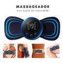 Mini Massageador EMS Estimulador Elétrico De Pescoço Portátil.