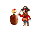 Brinquedo Pula Pirata Barril