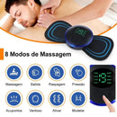 Mini Massageador EMS Estimulador Elétrico De Pescoço Portátil.