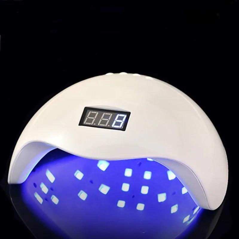Cabine Estufa De Unha Sun 5 Digital 48w Bivolt 24 leds Uv Para Unhas Gel Acrígel