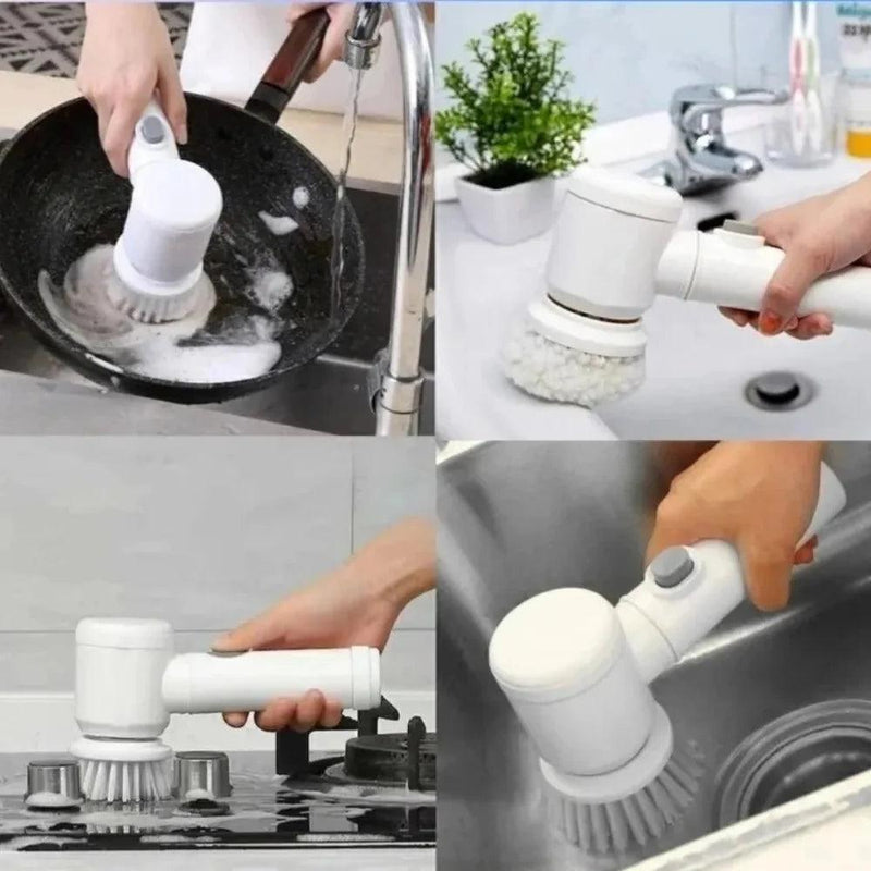 Escova de Limpeza 3 em 1 Eletrica Usb Super Pro