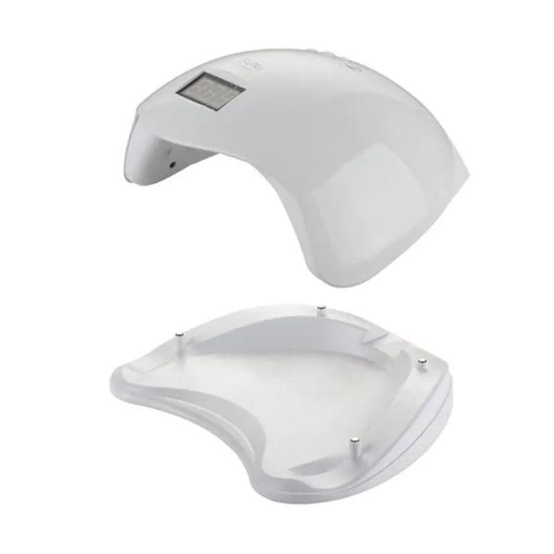 Cabine Estufa De Unha Sun 5 Digital 48w Bivolt 24 leds Uv Para Unhas Gel Acrígel
