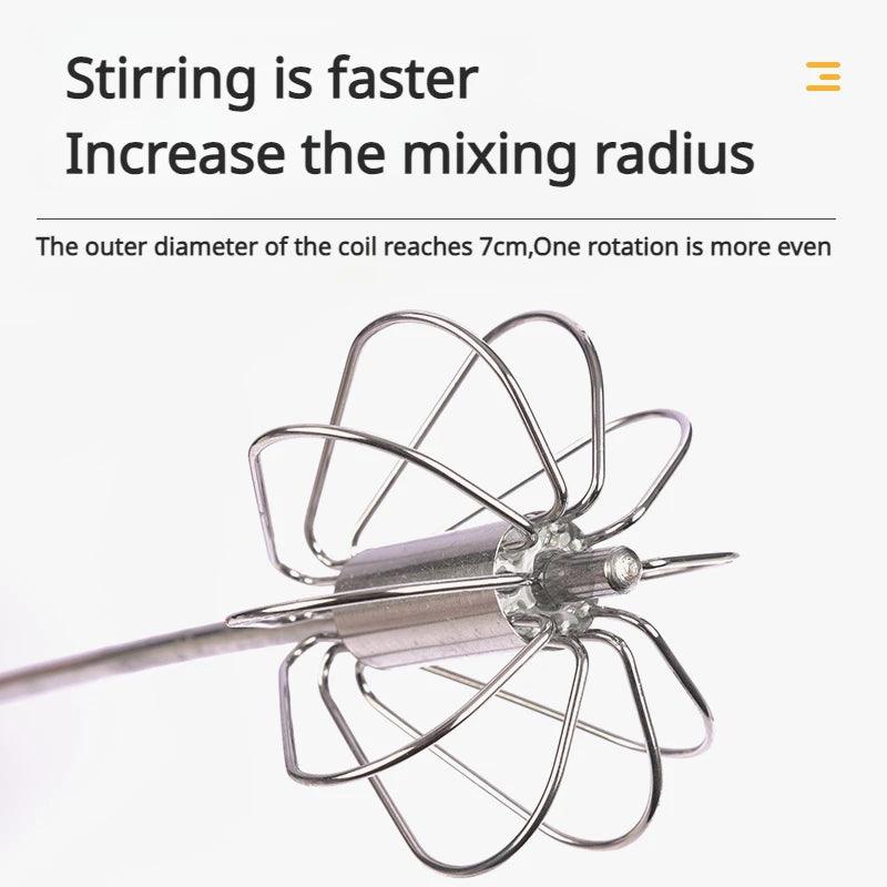 Semi-automático Batedor de Ovos Manual Misturador