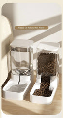 Tigela de Água Transparente Recipiente de Armazenamento de Alimentos para de Gato e Cachorro Acessórios