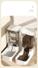 Tigela de Água Transparente Recipiente de Armazenamento de Alimentos para de Gato e Cachorro Acessórios