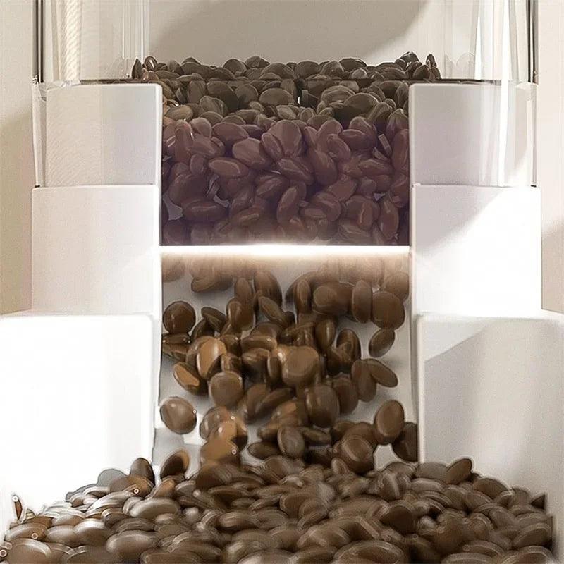 Tigela de Água Transparente Recipiente de Armazenamento de Alimentos para de Gato e Cachorro Acessórios