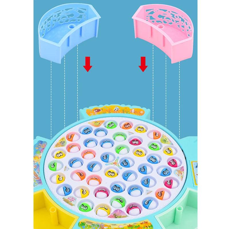 Brinquedos de pesca giratório elétrico  para crianças
