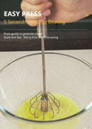 Semi-automático Batedor de Ovos Manual Misturador