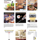 Termômetro culinário digital para cozinha e alimentos