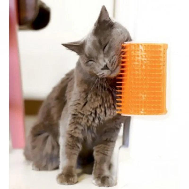 Escova Pet Escova  Gato Tira Parede Massagem Brinquedo