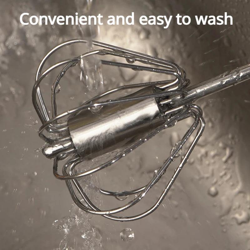 Semi-automático Batedor de Ovos Manual Misturador