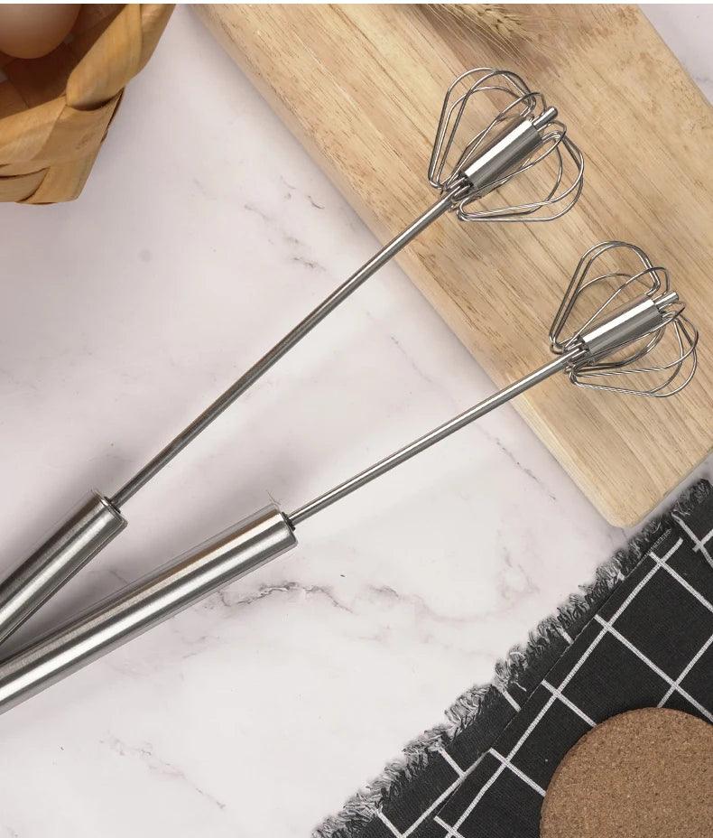 Semi-automático Batedor de Ovos Manual Misturador