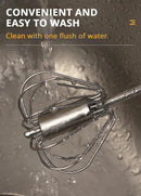 Semi-automático Batedor de Ovos Manual Misturador