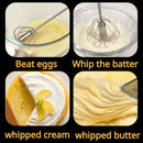 Semi-automático Batedor de Ovos Manual Misturador