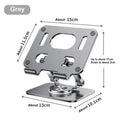 Rotativa Tablet Stand Adequado para iPad, Suporte Tablet Dobrável Ajustável, Alumínio Telefone Desktop Stand, Adequado para Aulas Online, 360 °