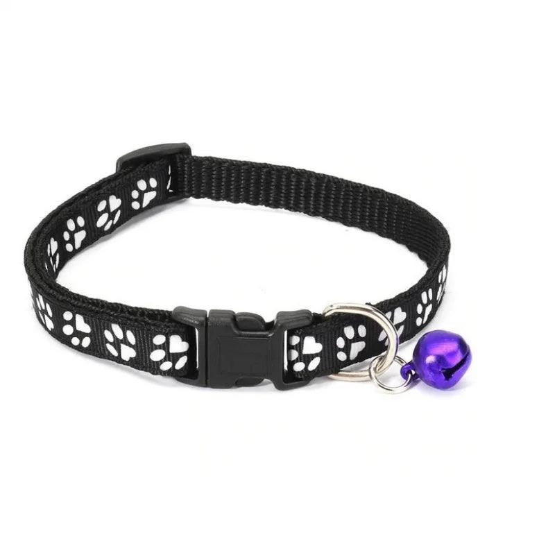 Kit Coleiras Para Cães Pequenos E Gatos Ajustáveis C/ Guizo