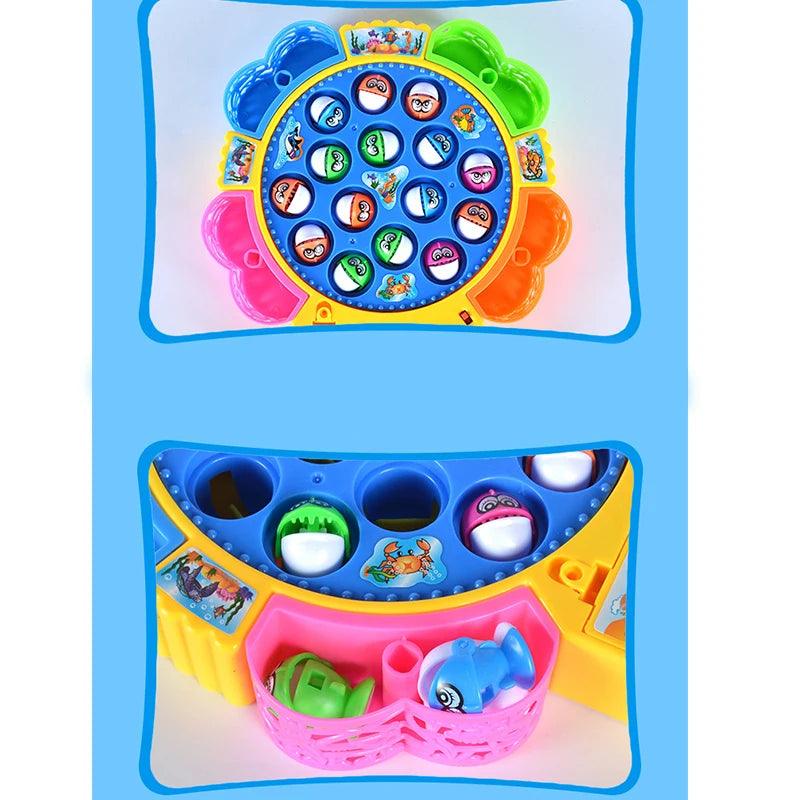 Brinquedos de pesca giratório elétrico  para crianças