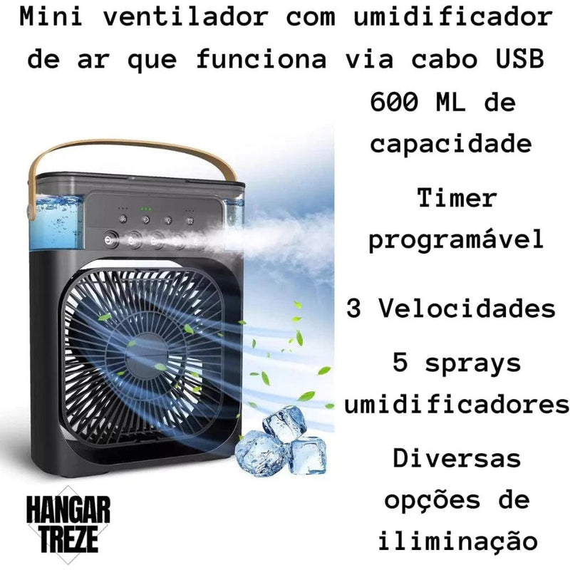 Mini Ar-Condicionado Portátil  Climatizador