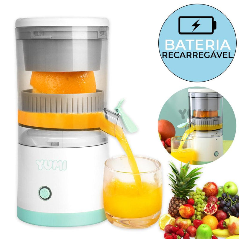 Espremedor de Laranja Elétrico Máquina de Suco de Frutas Carregamento USB