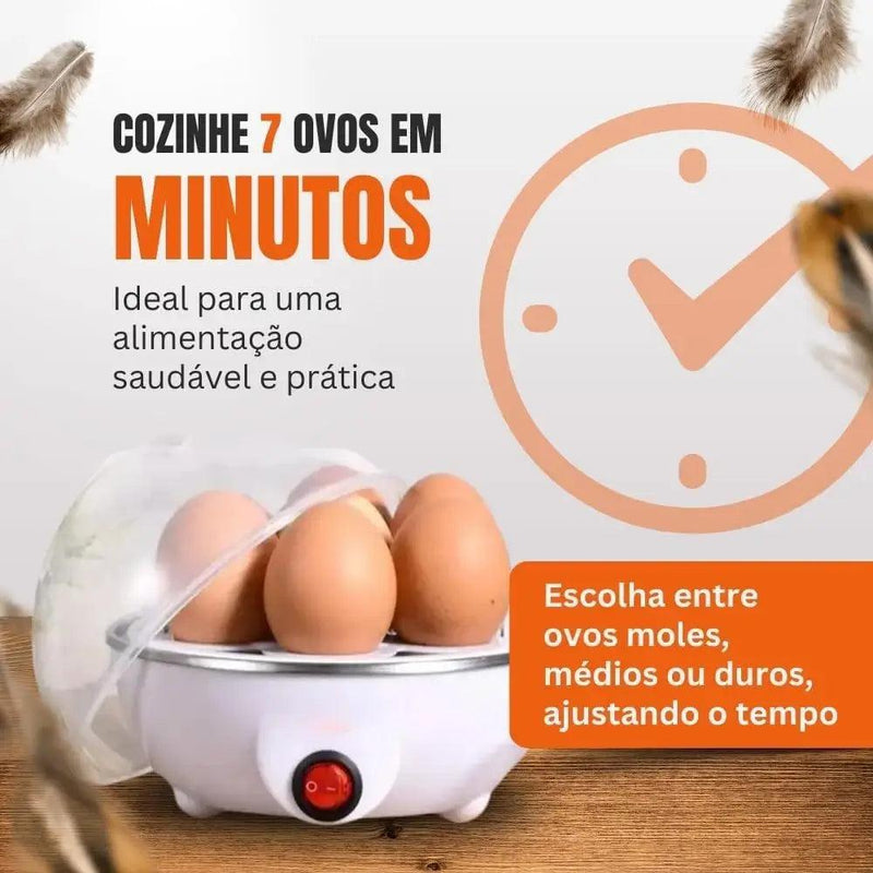 Cozedor de Ovos Recarregável - Egg Cooker 110V/220