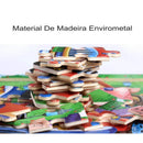 Novo quebra-cabeça 3D de madeira de 20 peças, desenho animado, animal quebra-cabeça, brinquedos educativo  para crianças,