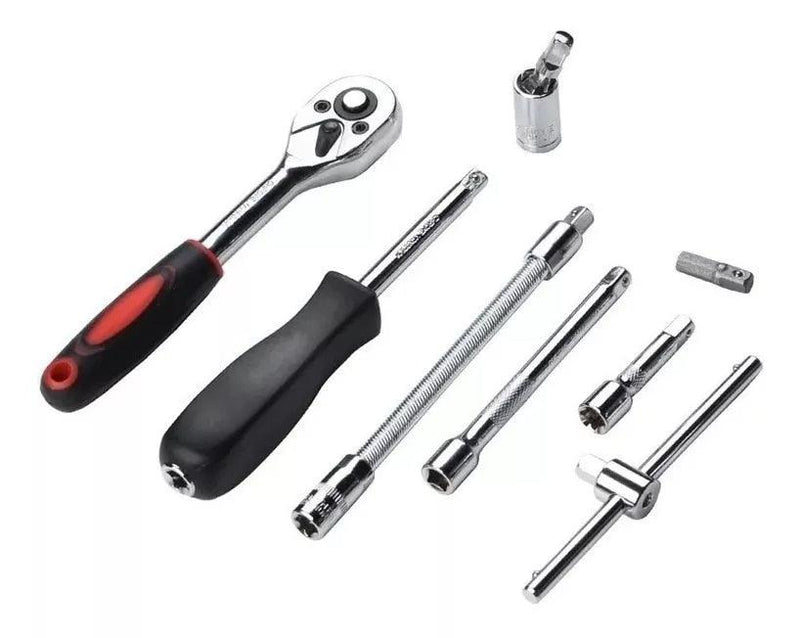 Soviética multiuso jogo ferramenta soviética, com caso, 46 peças.